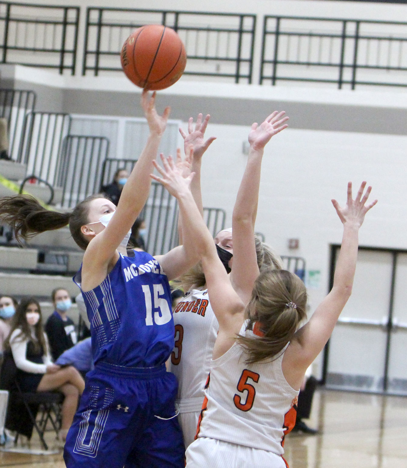 McDonell at Osseo-Fairchild girls basketball 1-11-21